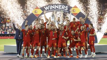 La Selección Española, campeones de la Nations League.