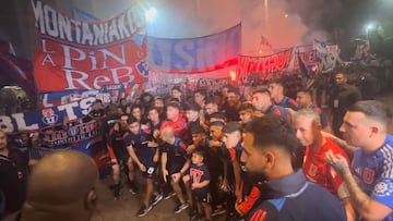 Así fue el increíble banderazo de la U en Brasil: ¡el plantel no lo podía creer!