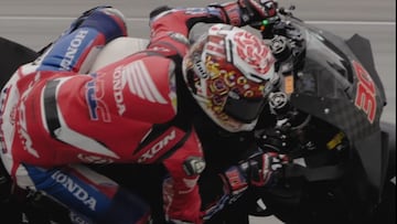 Takaaki Nakagami con la Honda RC214V de MotoGP para 2027.