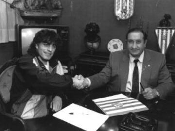 En el año 1987 Jesús Gil fichó a Paulo Futre.