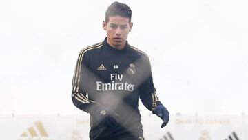 James Rodríguez, jugador del Real Madrid