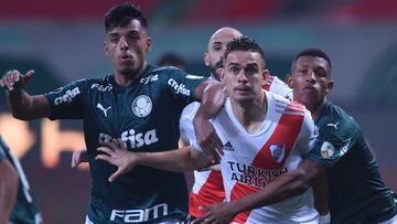 Santos Borr&eacute;, Jorge Carrascal y Sebasti&aacute;n Villa son los jugadores colombianos m&aacute;s valiosos del f&uacute;tbol argentino. El delantero de River est&aacute; en el top 3