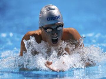 Pavel Janecek durante la prueba de  400m libres individual masculino.