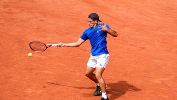 Sebastian BAEZ of Argentina during the day four of Roland Garros on May 25, 2022 in Paris, France. (Photo by Hugo Pfeiffer/Icon Sport via Getty Images)