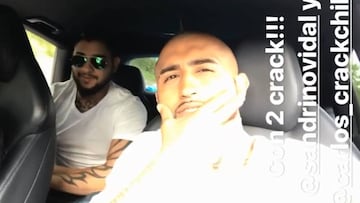 ¿Con qué reggaetón inició su día Vidal en Alemania?