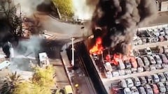 Dramático registro tras explosión e incendio en Renca: hay tres fallecidos