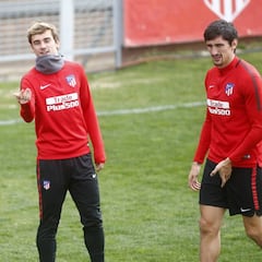 El Atlético prepara su visita al Bernabéu sin Giménez