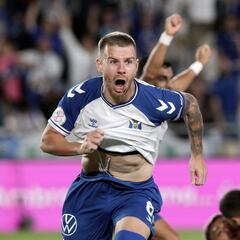 Amo se estrena como goleador blanquiazul