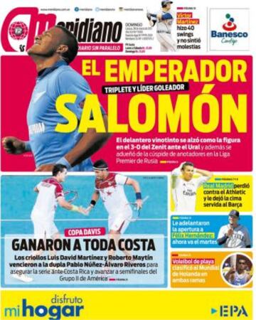 Portadas de la prensa deportiva