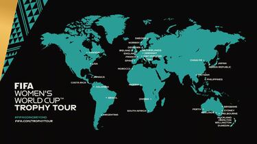 El trofeo del Mundial Femenino estará en Cali en el mes de abril