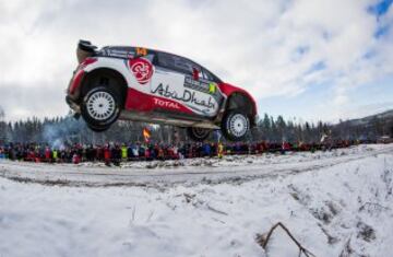Sheikh Khalid Al Qassimi (Citroen DS3 WRC). Rally de Suecia 2016.
