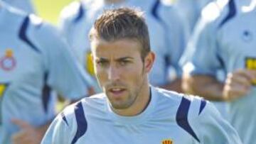 Luis García en pleno entrenamiento