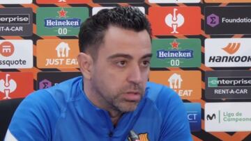 La frase de Xavi sobre el Barça en la Europa League