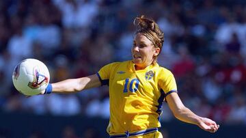 La ex futbolista sueca se retiró en 2009, y logró imponer la marca de 39 anotaciones en Champions.