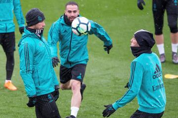 El Madrid entrena con todo esperando al Girona