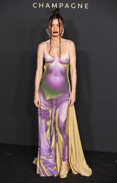 Madame de Rosa, influencer en el ámbito de la moda, asiste a la velada  Moët & Chandon Effervescence.