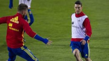 Aduriz y Sergio Ramos.