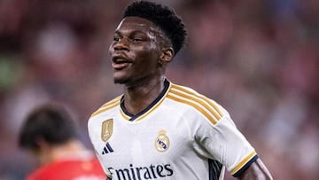 Tchouameni, con el Real Madrid.