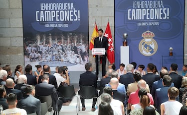 Sergio Llull durante el acto. 
