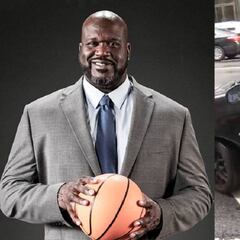 La destreza de Shaquille O´Neal para conseguir meterse en un Smart