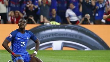 Football Soccer - France v Albania - EURO 2016 - Group A - Stade V?lodrome, Marseille, France - 15/6/16
France's Paul Pogba reacts after shooting over
REUTERS/Eddie Keogh
Livepic
- RTX2GGFF