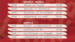 Revisa las próximas fechas de la liga Femme