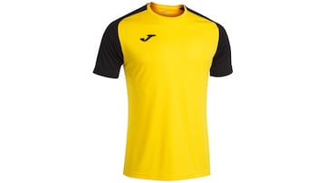 Camiseta deportiva de manga corta para hombre Joma Academy IV amarilla y negra en Amazon