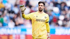 Fernando Pacheco of Deportivo Alaves reacts during the spanish league match of La Liga Santander, between Deportivo Alaves and Valencia CF at Mendizorrotza on 13 of February, 2022 in Vitoria, Spain.
AFP7 
13/02/2022 ONLY FOR USE IN SPAIN