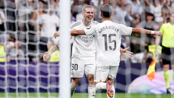 30/08/2025 PARTIDO PRIMERA DIVISION
REAL MADRID - MALLORCA
ALEGRIA GOL ANULADO ARDA GULER FRANCO MASTANTUONO