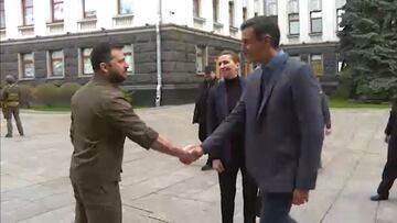 La visita de Pedro S¨¢nchez a Zelenski en Kiev: el presidente constata las atrocidades de Putin