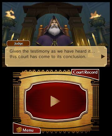 Captura de pantalla - El Profesor Layton vs. Phoenix Wright: Ace Attorney (3DS)