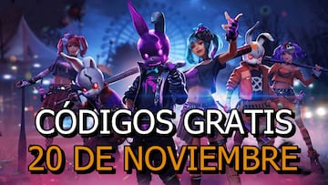 Free Fire 20 de noviembre