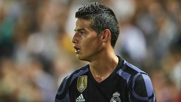 Zidane says James' future is not up to him