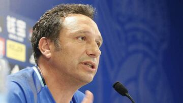 Eusebio Sacristán, entrenador de la Real Sociedad.