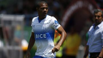 Futbol, Santiago Wanderers vs Universidad Catolica
Primera fecha, campeonato nacional 2020
El jugador de Universidad Catolica Cesar Munder es fotografiado durante el partido de primera division contra Santiago Wanderers disputado en el estadio Elias Figueroa de Valparaiso, Chile.
26/01/2020
Andres Pina/Photosport
Football, Santiago Wanderers vs Universidad Catolica
First date, National Championship 2020
Universidad Catolica's player Cesar Munder is pictured during the first division match against Santiago Wanderers held at the Elias Figueroa stadium in Valparaiso, Chile.
26/01/2020
Andres Pina/Photosport