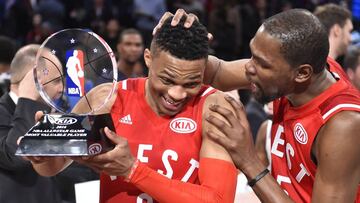 Russell Westbrook está "dolido y enfadado" con Kevin Durant