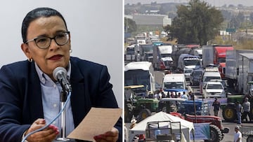 La secretaria de Segob, Rosa Icela Rodríguez, rechaza los bloqueos de este 24 de noviembre y llama a reunión a las 13:00 horas.
