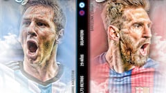 El gráfico que compara al Messi del Barça con el de Argentina