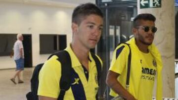Vietto, en un viaje con el Villarreal.