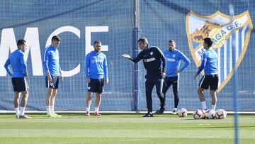 ENTRENAMIENTO MALAGA-CF. MU&Atilde;IZ