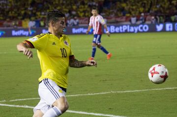 En imágenes la derrota de Colombia ante Paraguay