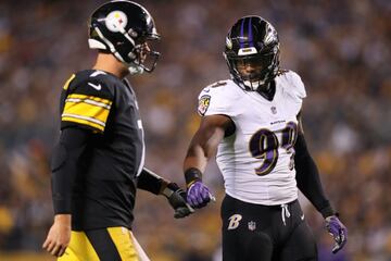 Diez postales de la victoria de los Ravens sobre los Steelers