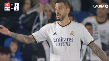 Para hacer hat-trick y entrar en la historia del club de tu vida y haces esto: Joselu, qué grande eres