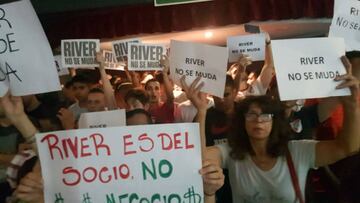 La asamblea de River aprobó el balance en una jornada tensa