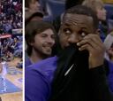 Los Lakers y la jugada más ridícula de la noche: Lebron tuvo que aguantar la risa...