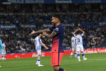 Correa celebrando su gol 
