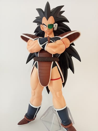 Raditz y Gohan en dos vigorosas figuras que establecen las bases de ‘Dragon Ball Z’ y los Saiyans