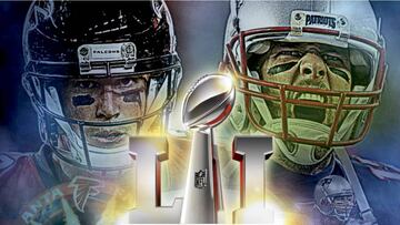 Super Bowl de fantasía entre Atlanta Falcons y New England Patriots