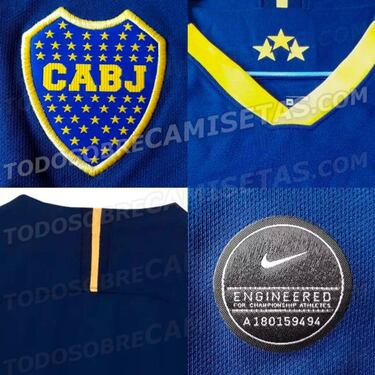 Se filtran las primeras fotos de la nueva camiseta de Boca