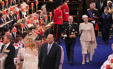 El príncipe de Mónaco, Alberto II, y su esposa la Princesa Charlene.